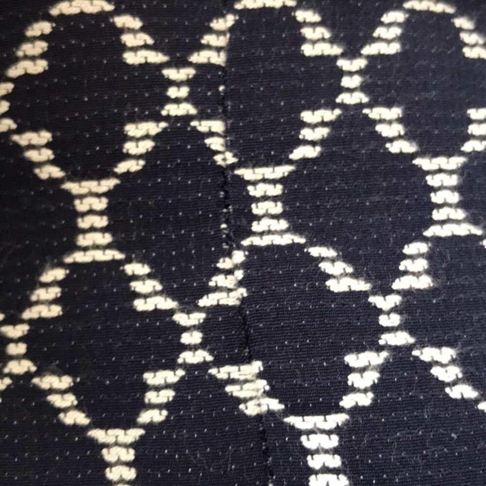 {BB Dakota} Sleeveless Shift Dress Navy/White 10 - Picture 8 of 8